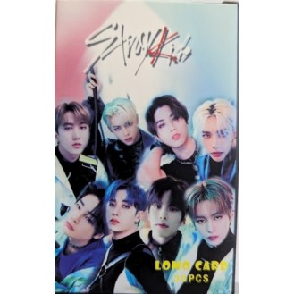 Stray Kids Lomo Card Kpop Photo Cards Greeting Card with Postcard Box, 30 Pieces